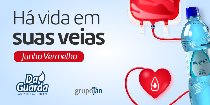 Nós Da Guarda defendemos a importância de doar sangue.