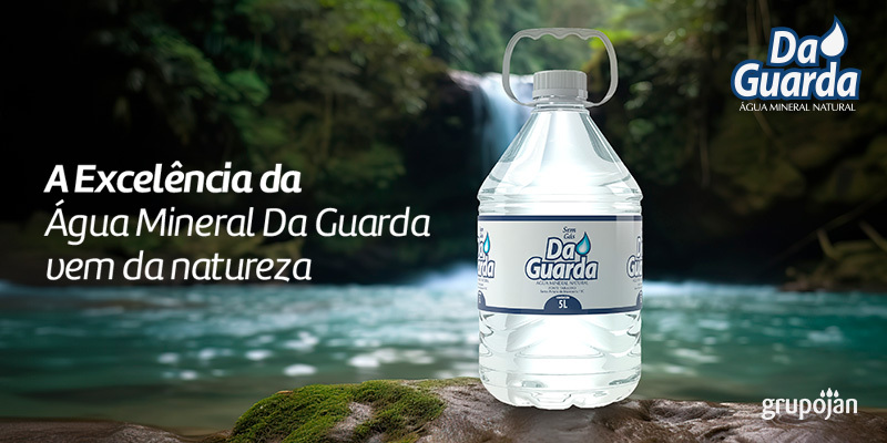 A Excelência da Água Mineral Da Guarda Vem da Natureza.